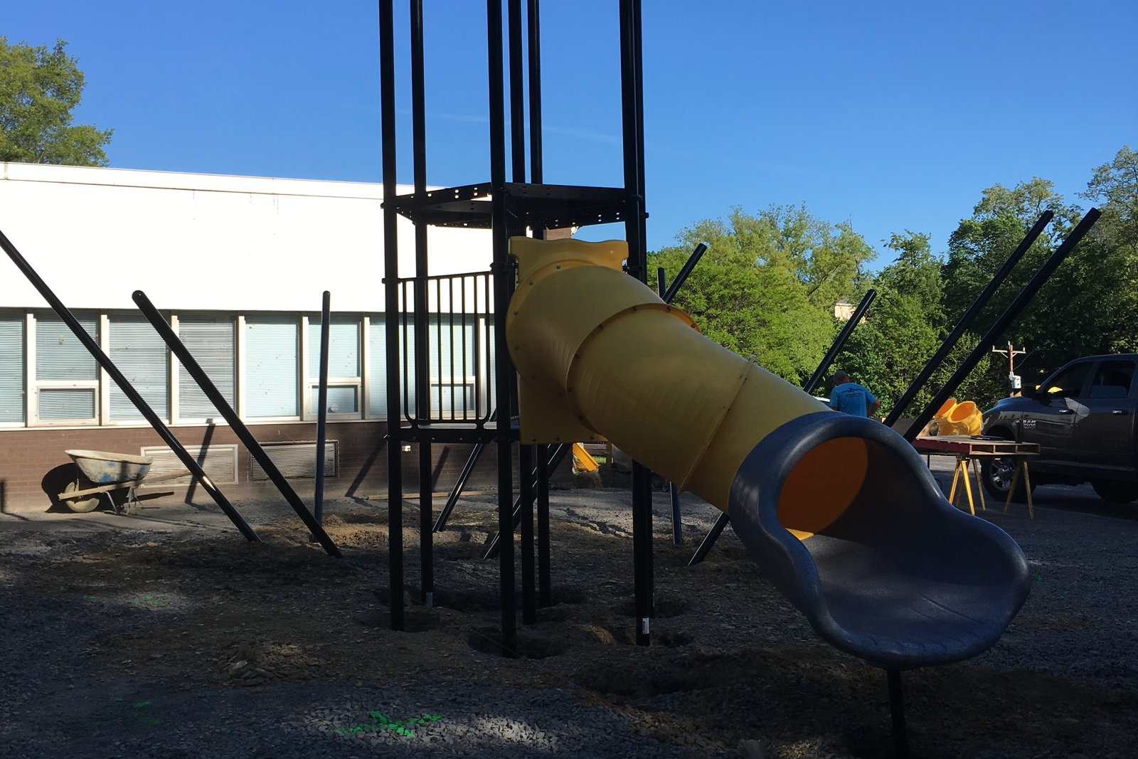 Community Playground Installation by Willow Playworks at Boys & Girls Club, McKees Rocks, PA — photo 3