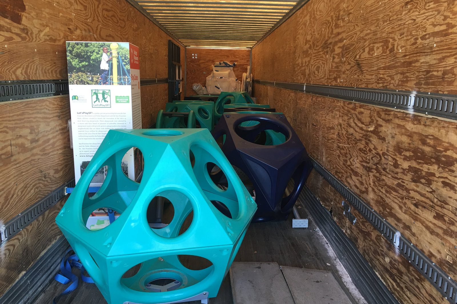 Commercial Playground Installation by Willow Playworks at Civic Center, San Francisco, CA — photo 3
