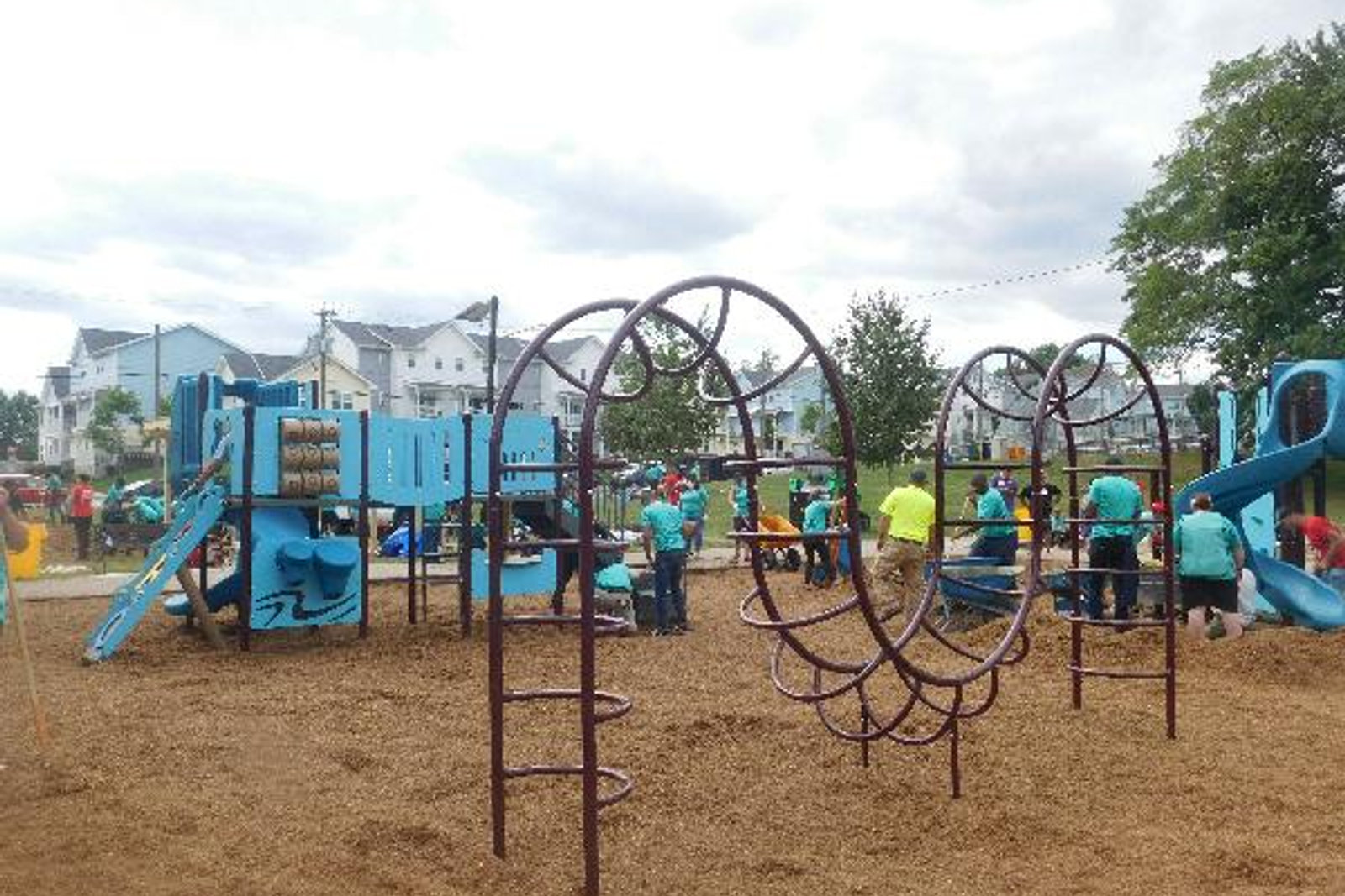 Municipal Playground Installation by Willow Playworks at Dalton Park, Perth Amboy, NJ — photo 2