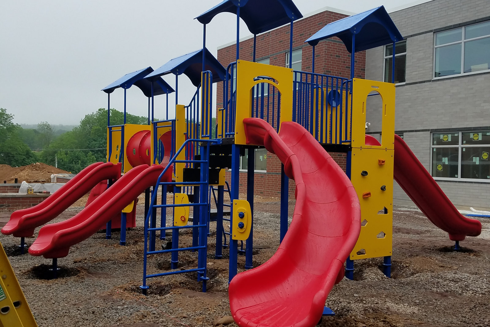 School Playground Installation by Willow Playworks at Lehighton Elementary School, Lehighton, PA — photo 1