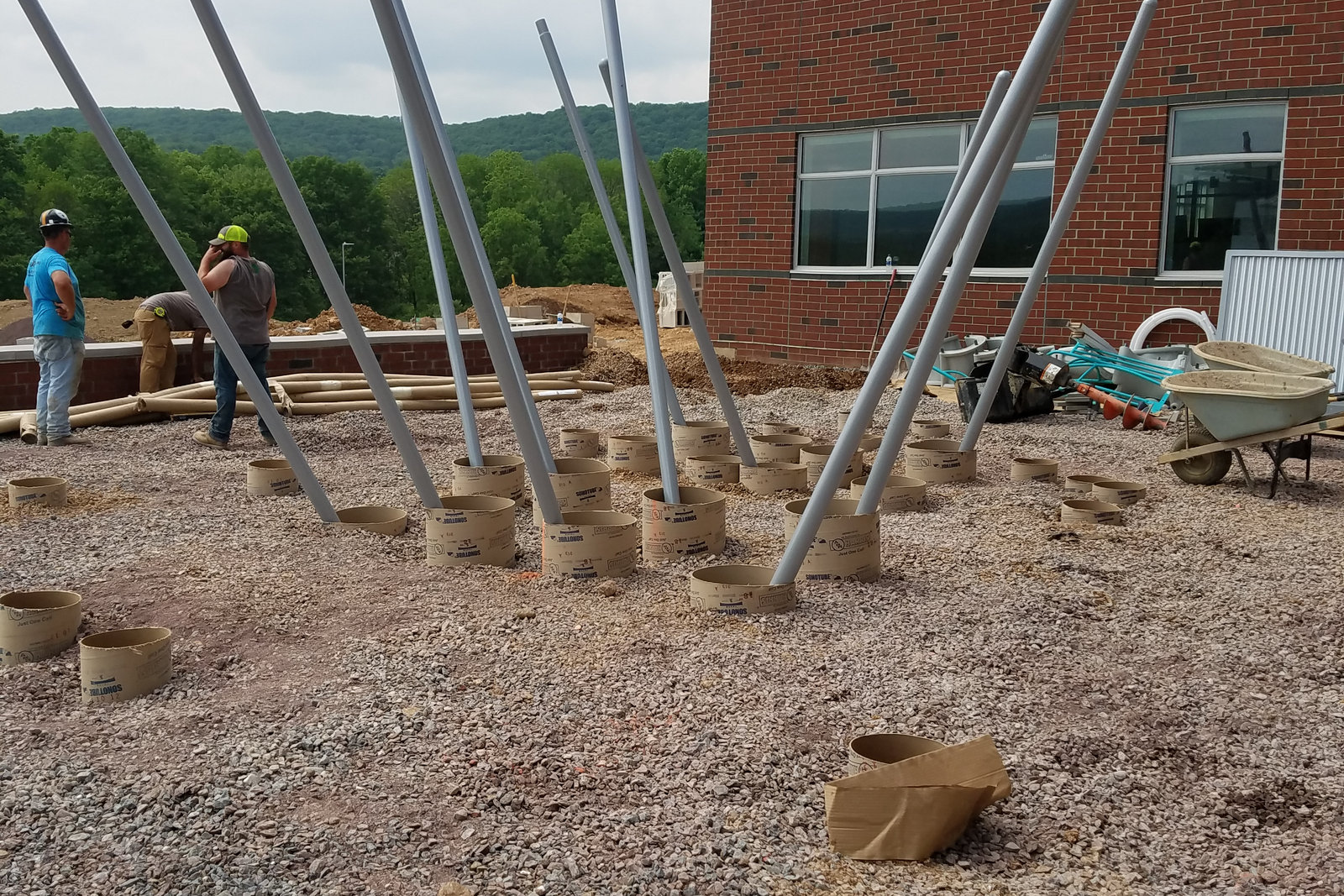 School Playground Installation by Willow Playworks at Lehighton Elementary School, Lehighton, PA — photo 3