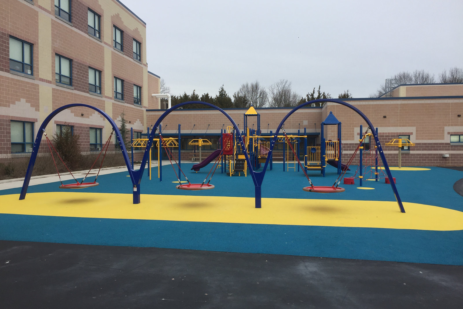 School Playground Installation by Willow Playworks at Quartermile Elementary School, Bridgeton, NJ — photo 1