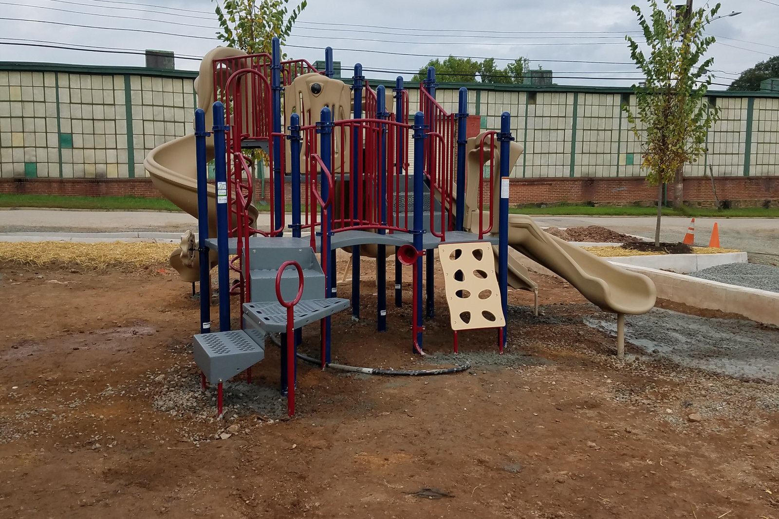 Residential Community Playground Installation by Willow Playworks at Steeltown Village, Phoenixville, PA — photo 2