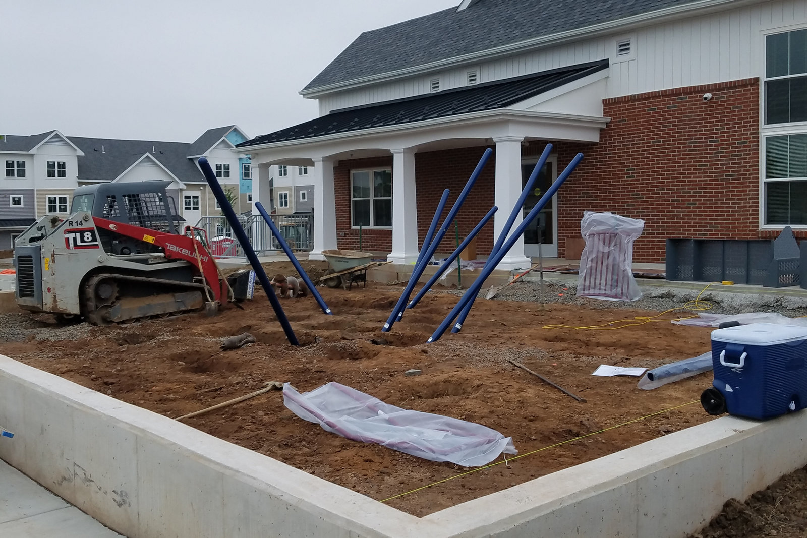 Residential Community Playground Installation by Willow Playworks at Steeltown Village, Phoenixville, PA — photo 3